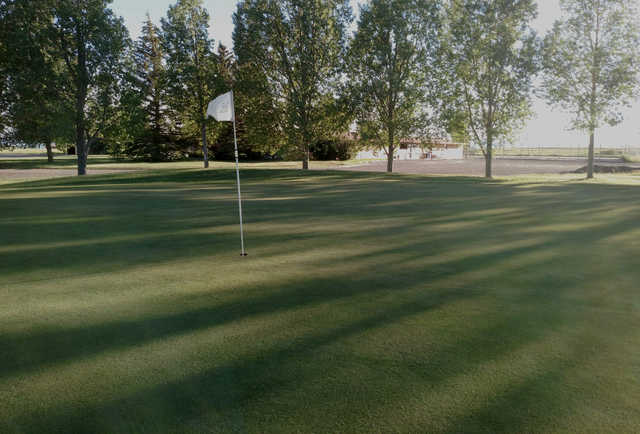 A view of the 9th hole at Fox Run Golf Course.