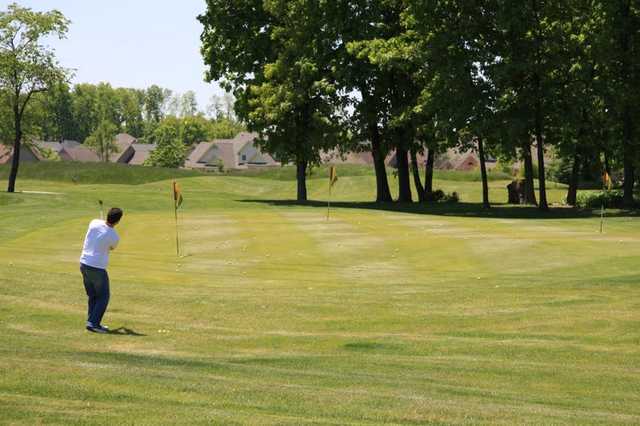A view of the chipping green at The Course at Aberdeen.