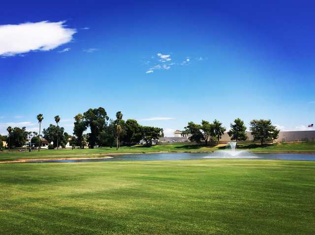 A view over the water from Continental Golf Course.