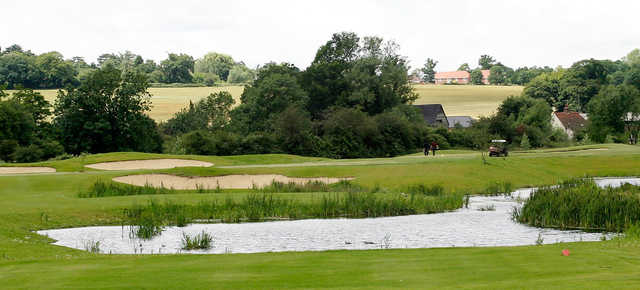 A view from a tee at Playgolf Colchester.