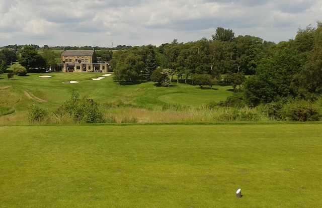 A view from a tee at Howley Hall Golf Club.