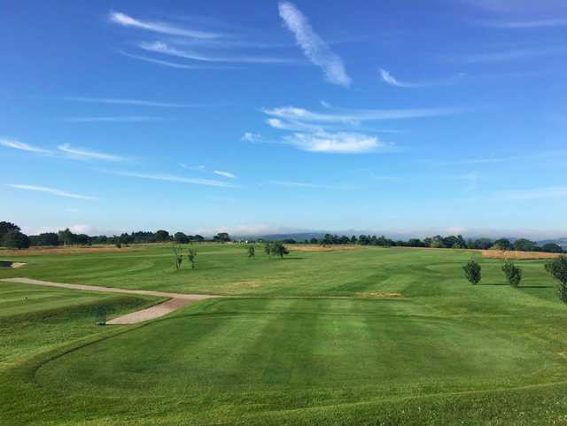A view from a tee at Westridge Golf Centre.