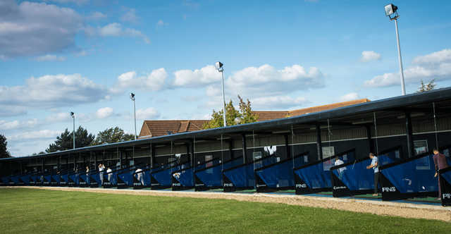 A view of the driving range at Horton Park Golf Club.