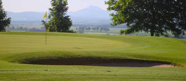 A view of a hole at Stirling Golf Club.