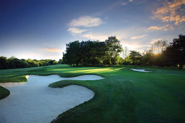 A view of the 14th green at Kingswood Golf & Country Club.