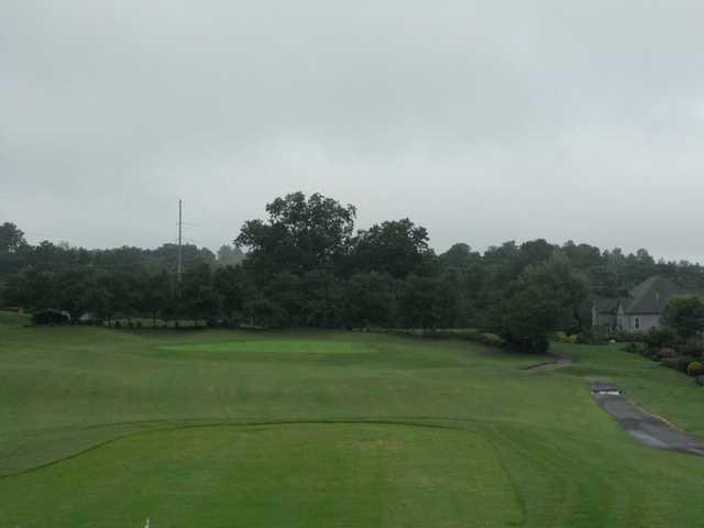 A view of the 2nd green at Larkin Golf Club