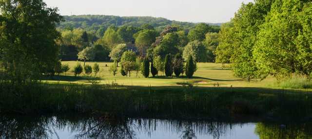 A view over the water from Ifield Golf Club.