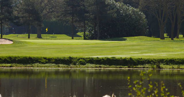 A view of hole #9 at Maxstoke Park Golf Club.