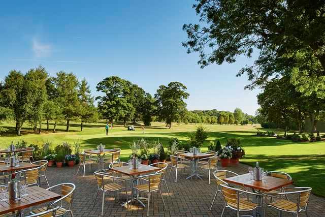 View from the patio at Marriott Sprowston Manor Country Club