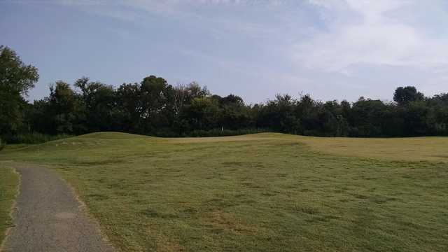 A view of a green at Olde Oaks Golf Club.