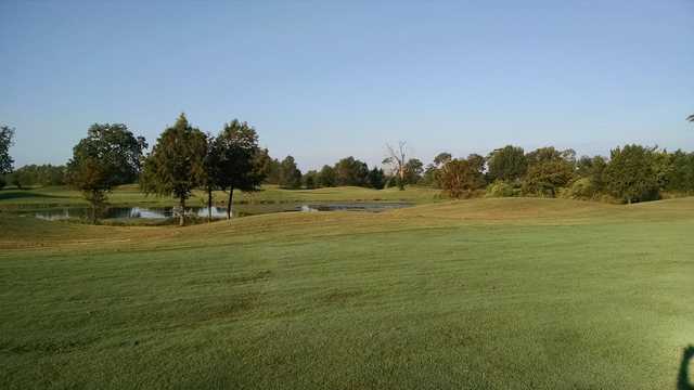 A view over the water from Olde Oaks Golf Club.