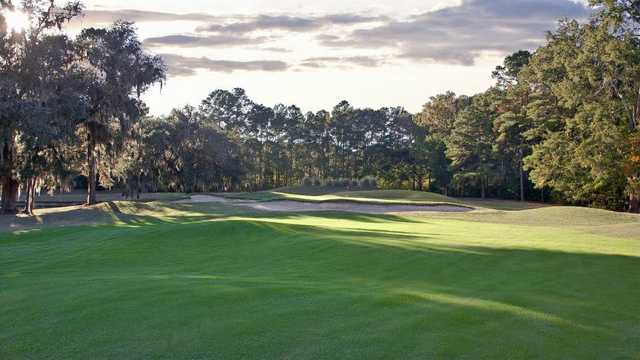 A view from a fairway at Island West Golf Club.