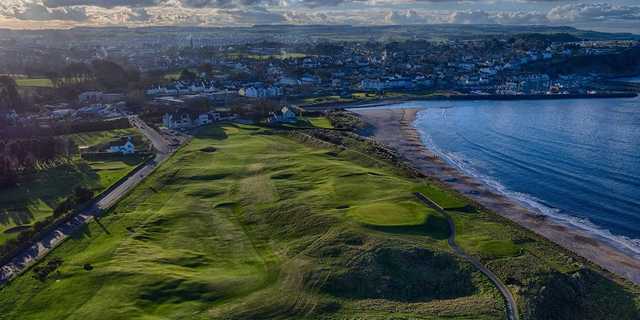 Aerial view from Ballycastle Golf Club