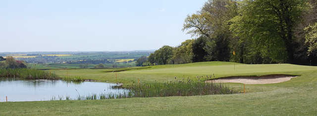 A view of a hole at Rushmore Golf Club.