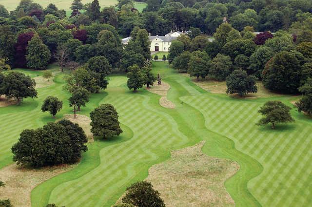 Aerial view from Luton Hoo Hotel, Golf, & Spa