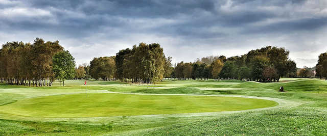 A view of a green at Swinton Park Golf Club.