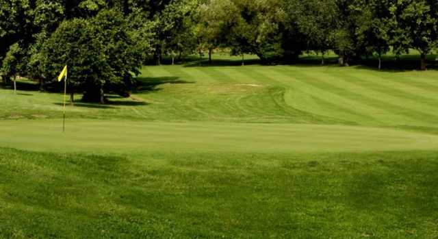 A view of the 5th hole at Theydon Bois Golf Club.