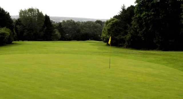 A view of the 7th hole at Theydon Bois Golf Club.