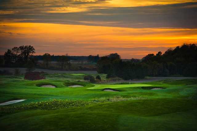 A sunset view from Tarandowah Golfers Club.