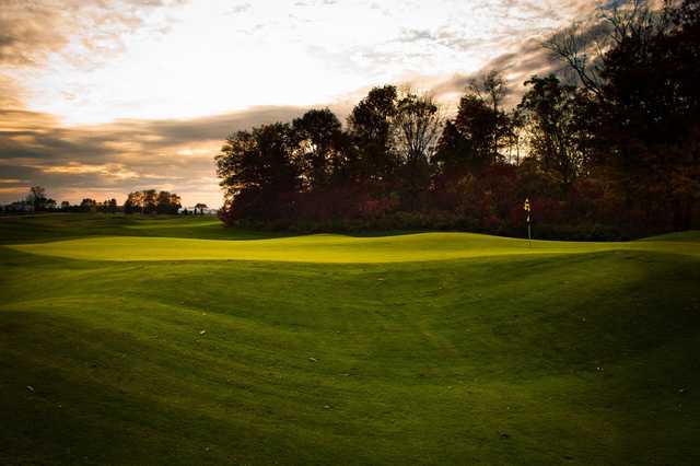A view of a green at Tarandowah Golfers Club.