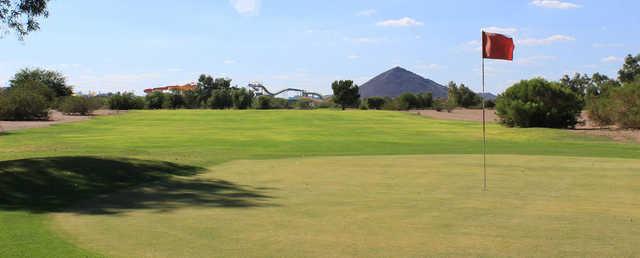 View from the 2nd green at Adobe Dam Family Golf Center