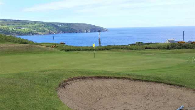 A view of a hole at Cardigan Golf Club.