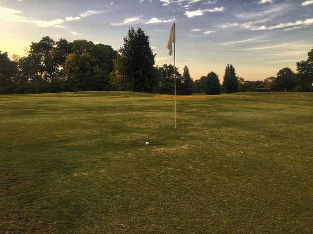 View from a green at Stoney Mountain Golf Club