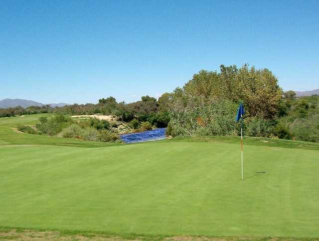 A view of a green at San Pedro Golf Course