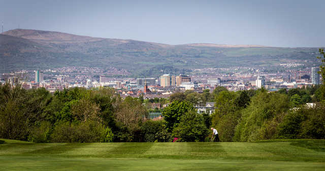 View of a green at Shandon Park Golf Club