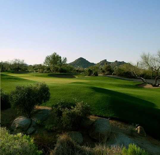 A view of a green at South Course from Boulders Golf Club & Resort