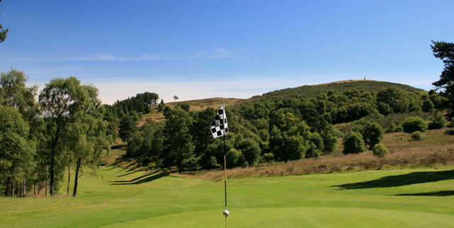 A view from a green at The Lynedoch Course from Murrayshall Golf Club.