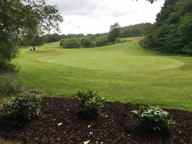 A view of a green at Dullatur Golf Club.