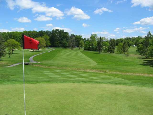 A view from green #7 at Hidden Valley Golf Course.