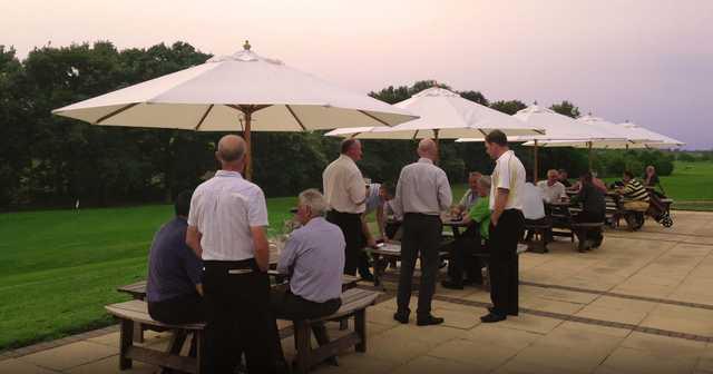 View from the terrace at Romanby Golf & Country Club