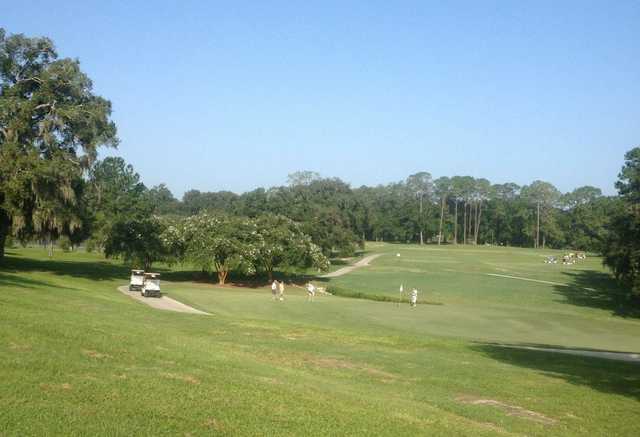 A view of a green at Ocala Golf Club.
