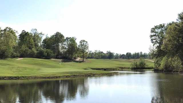 A view over the water from Chimney Oaks Golf Club.