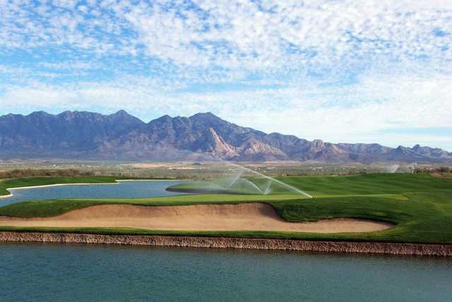 A view of the 9th hole at Canoa Ranch Golf Club