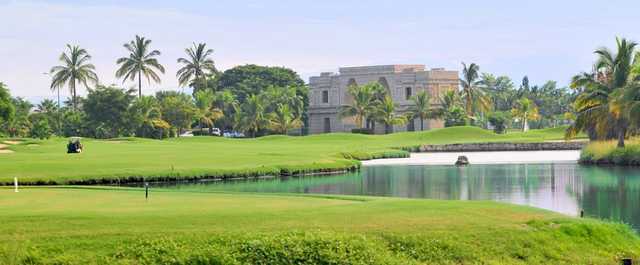 A view of a fairway at El Tigre Club de Golf.