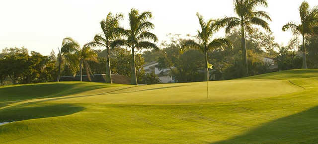 A view of a green at the Club at Emerald Hills.