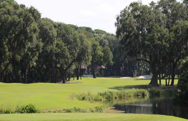 View of the 9th hole from Cougar Point at Kiawah Island Golf Resort