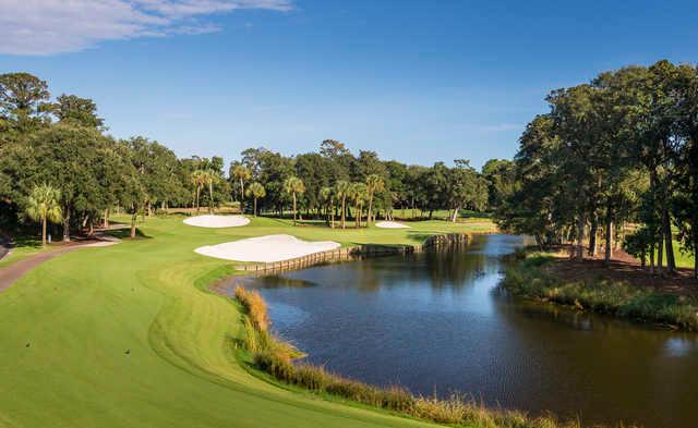 View of the 2nd hole from Cougar Point at Kiawah Island Golf Resort