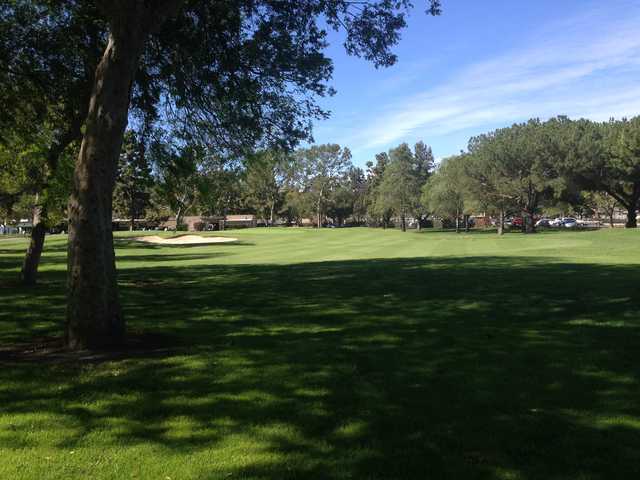 A view of the 9th hole at El Dorado Park Golf Club.