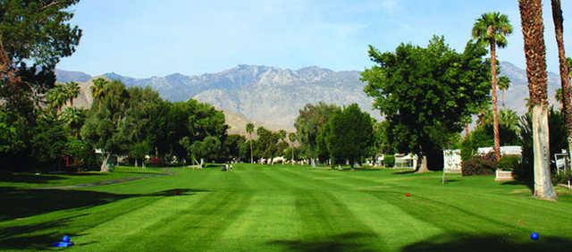 A view from a tee at Date Palm Country Club.