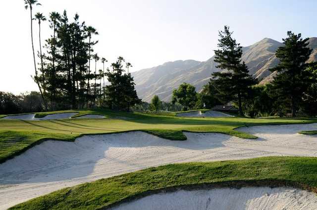 A view of hole #16 from Soboba Springs Golf Course.