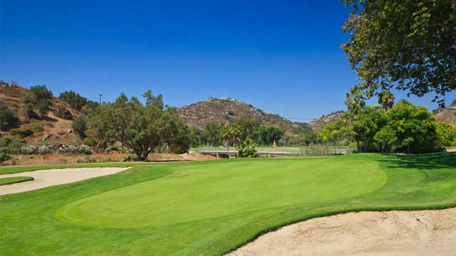 A view of the 9th hole from Oak Glen from Singing Hills Golf Resort at Sycuan.