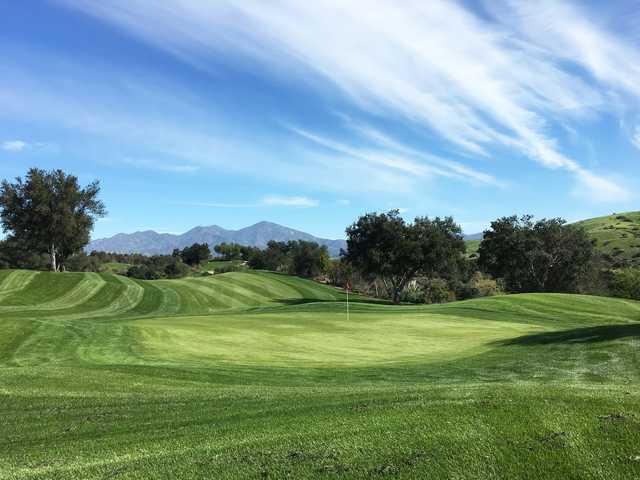 A view of a green at Tijeras Creek Golf Club.