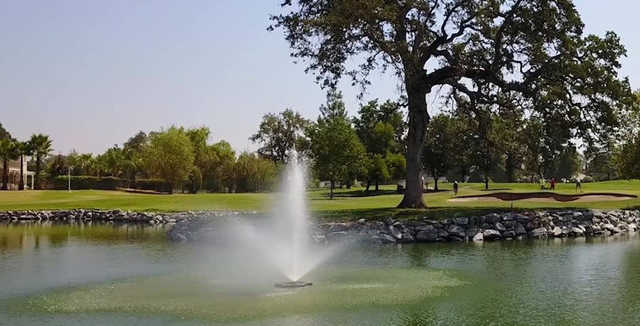 A view over the water from Diamond Oaks Golf Course.