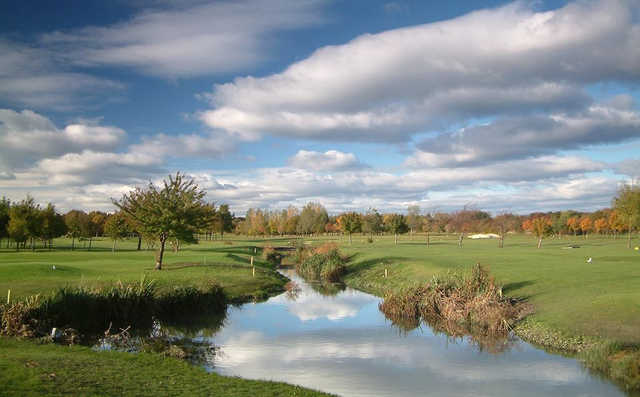 A fall day view from Gosforth Golf Club.