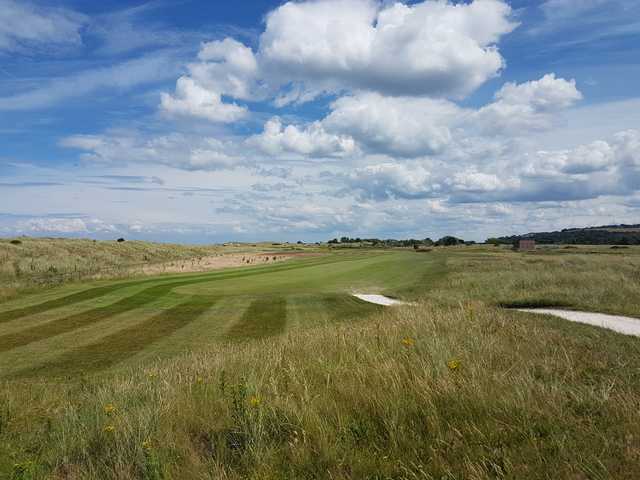 A view from Prestatyn Golf Club.