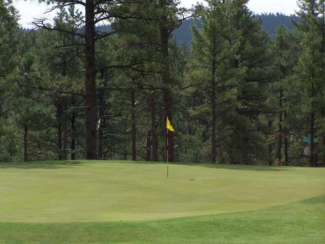 A view of the 17th green at Bison Golf Club